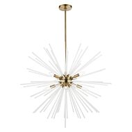 Uptown 8-Light Foyer Chandelier in Antique Brass