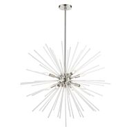 Uptown 8-Light Foyer Chandelier in Brushed Nickel