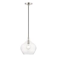 Aldrich 1-Light Pendant in Brushed Nickel