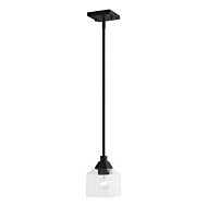 Aragon 1-Light Mini Pendant in Black