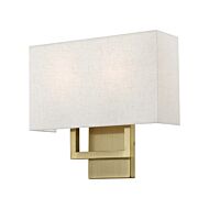 Pierson 2-Light Wall Sconce in Antique Brass