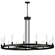 Ovation 15-Light LED Chandelier in Black