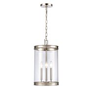 Mendoza 3-Light Pendant in Polished Nickel