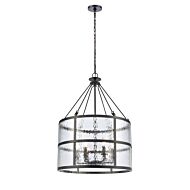 Solace 6-Light Pendant in Matte Black