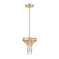 Fantania 2-Light Pendant in Champagne Gold