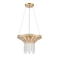 Fantania 4-Light Chandelier in Champagne Gold