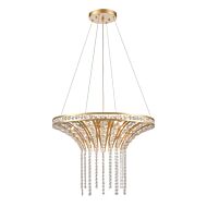 Fantania 6-Light Chandelier in Champagne Gold