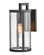 Alfie 1-Light LED Wall Lantern in Black