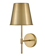 Blake 1-Light LED Wall Sconce in Lacquered Brass