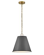 Blake 1-Light LED Pendant in French Gray