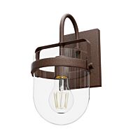 Karloff 1-Light Light Fixtures in Bronze / Dark