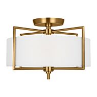 Two Light Semi-Flush Mount by Visual Comfort Studio