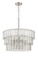 Museo 12-Light Pendant in Brushed Polished Nickel