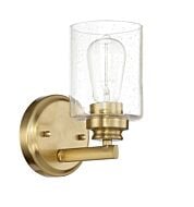 Bolden 1-Light Wall Sconce in Satin Brass