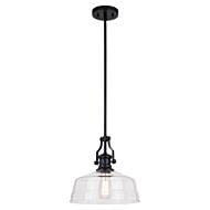 Beloit 1-Light Pendant in Matte Black