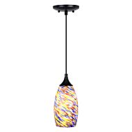 Milano 1-Light Mini Pendant in Matte Black