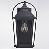 Lexington 1-Light Outdoor Wall Mount in Textured Black