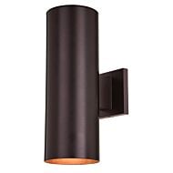 Chiasso 2-Light Outdoor Wall Mount in Deep Bronze