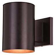 Chiasso 1-Light Outdoor Wal Mount in Deep Bronze