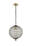 Earlene 1-Light Pendant in Antique Bronze