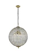 Earlene 4-Light Pendant in Antique Bronze