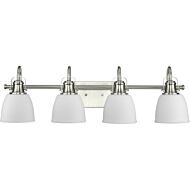 Preston 4-Light Vanity in Brushed Nickel