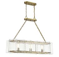 Three Light Linear Chandelier by Savoy House