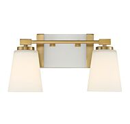 Two Light Bathroom Vanity by Savoy House