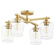 Four Light Ceiling Mount by Quorum