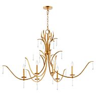 Six Light Chandelier by Quorum