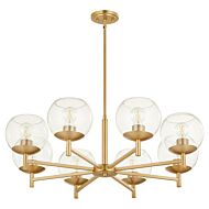 Eight Light Chandelier by Quorum