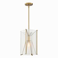 Daybreak 1-Light Pendant in Old Satin Brass