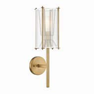 Daybreak 1-Light Wall Sconce in Old Satin Brass