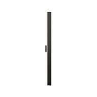 1-Light Outdoor Wall Sconce in Black