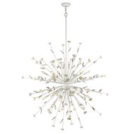 Adelaide 20-Light Chandelier in Textured White