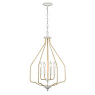 Breezeway 4-Light Pendant in White Coral