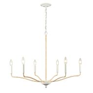 Breezeway 6-Light Chandelier in White Coral