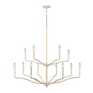 Breezeway 12-Light Chandelier in White Coral