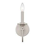 Cecil 1-Light Bathroom Vanity Light in Brushed Nickel