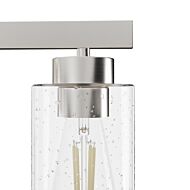 Hunter Hartland 3-Light Bathroom Vanity Light in Brushed Nickel