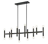 DVI Klondike 14-Light Pendant in Multiple Finishes and Ebony