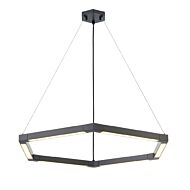 DVI Callisto 1-Light LED Pendant in Ebony