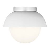 Hyde 1-Light Flush Mount in Matte White by Drew & Jonathan