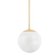 Burlington 1-Light Pendant in Aged Brass