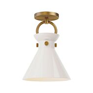 One Light Semi-Flush Mount by Alora