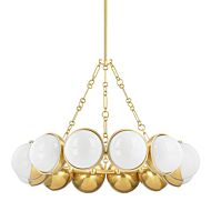 12 Light Chandelier by Corbett Lighting