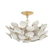 Three Light Semi Flush Mount by Corbett Lighting