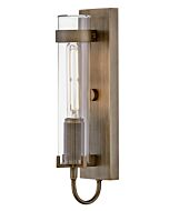 Ryden 1-Light Medium Wall Mount Lantern in Burnished Bronze