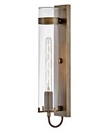 Ryden 1-Light Large Wall Mount Lantern in Burnished Bronze