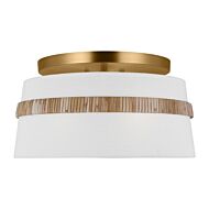 Three Light Semi-Flush Mount by Visual Comfort Studio